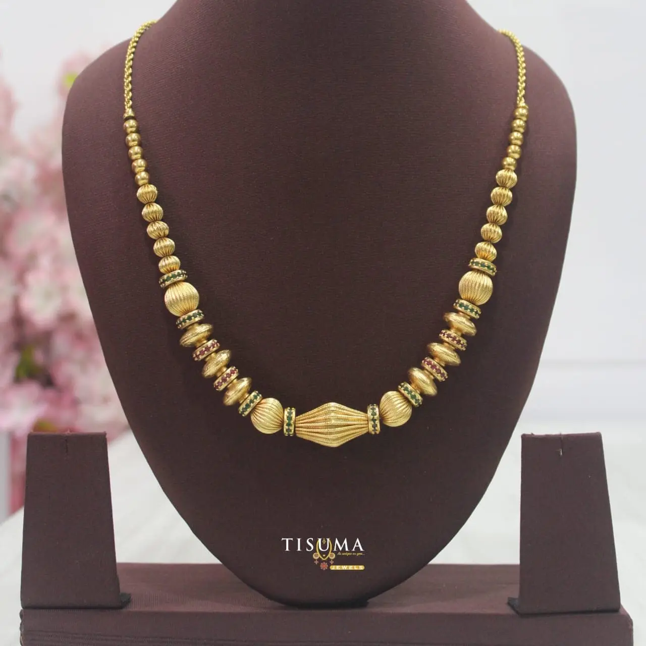 Fluted Ball Chain Mala